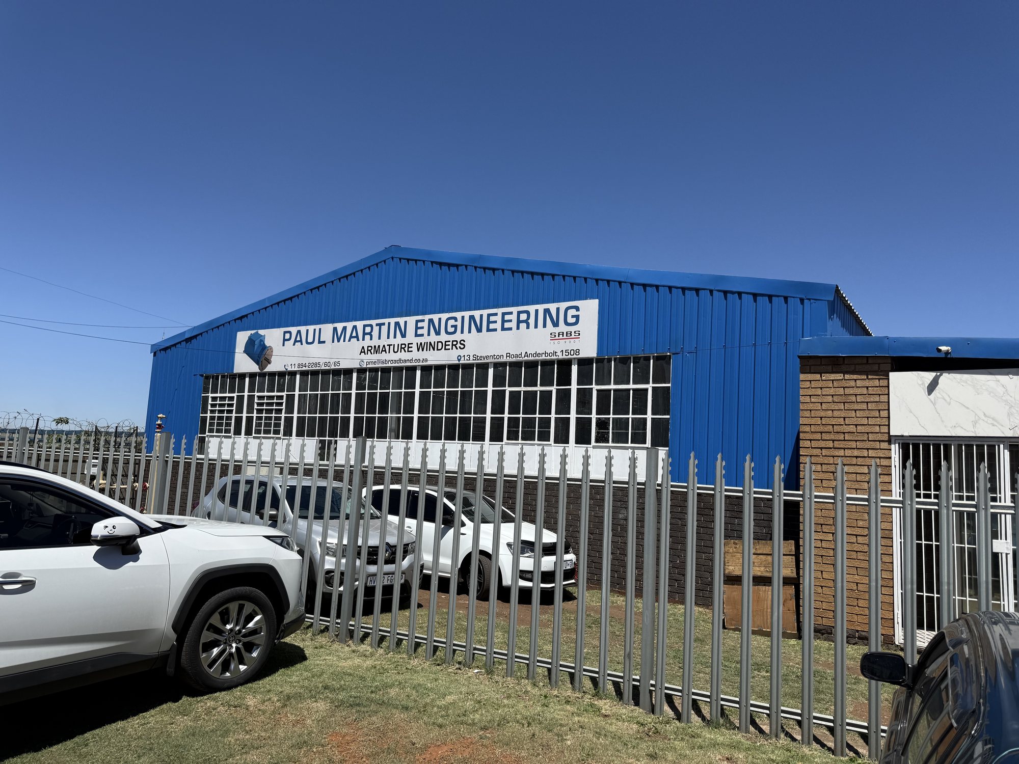 Paul Martin Engineering premises, Boksburg North